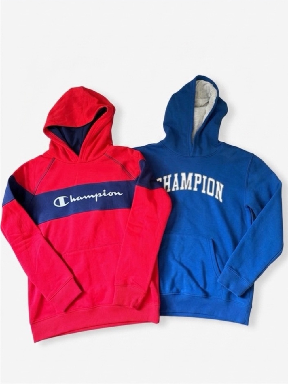 Champion Red and Blue Hoodie Bundle